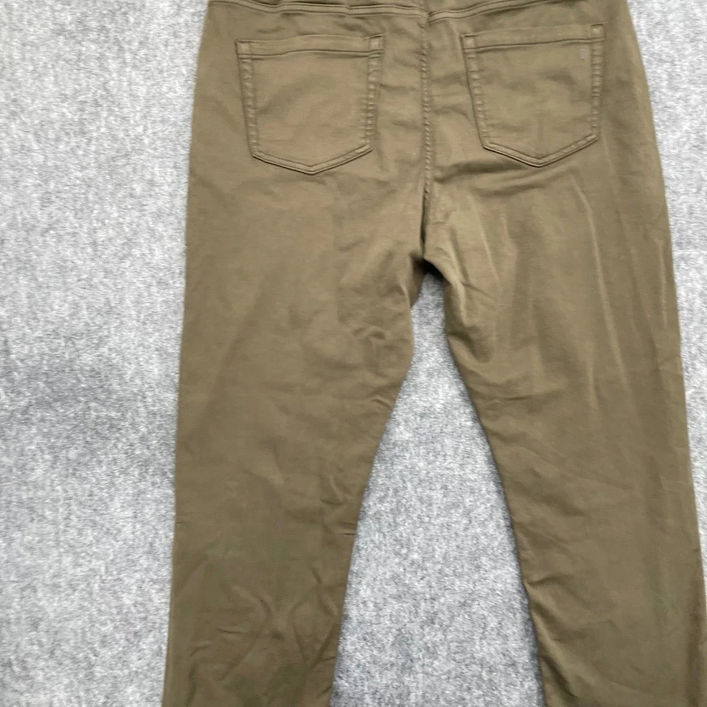 TPJ Pants Mens 38X32 Athletic Fit Leg Stretch Olive Green